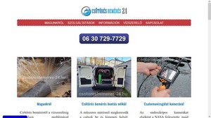 csőtörés bemérés